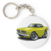 1967-69 Barracuda Yellow Coupe Key Chain