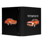 1967 Camaro Muscle Car: Orange Finish: Binder