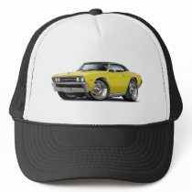 1967 Chevelle Yellow Black Top Hat