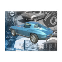 1967 Corvette-Buffalo Bill Corvette Show postcards