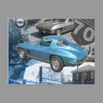 1967 Corvette-Buffalo Bill Corvette Show postcards