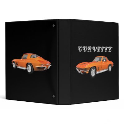 1967 Corvette Sports Car: Orange Finish: Binder by spiritswitchboard