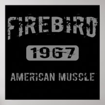 1967 Firebird American Muscle Poster