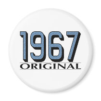 1967 Original Refrigerator Magnet