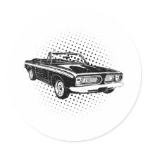 1967 Plymouth Barracuda Stickers