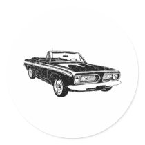 1967 Plymouth Barracuda Sticker