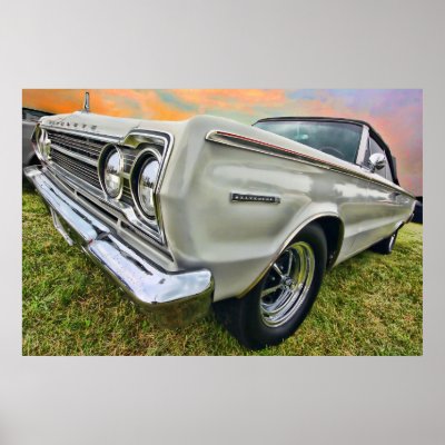 1967 Plymouth Belvedere II Print by musclecarphoto