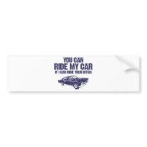 1967 Pontiac GTO bumper stickers