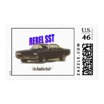 1967 Rebel SST postage by awesomerides 1967 Rebel SST postage