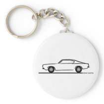 1968 1969 Plymouth Barracuda Key Chains