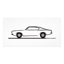 1968 1969 Plymouth Barracuda photo cards