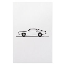 1968 1969 Plymouth Barracuda stationery