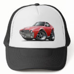 1968-69 AMX Red-Black Car Trucker Hat
