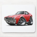 1968-69 AMX Red-Black Car Mousepad