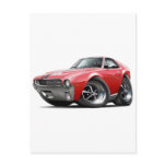 1968-69 AMX Red-Black Car Postcards