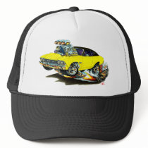 1968-69 Chevelle Yellow and Black Top Car Trucker Hat