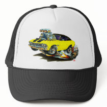 1968-69 Chevelle Yellow-Black Top Car Mesh Hats