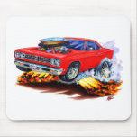 1968-69 Roadrunner Red Car Mouse Pad