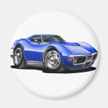 1968-72 Corvette Blue Car Magnets