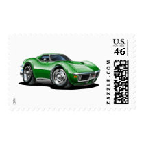 1968-72 Corvette Green Car Stamps