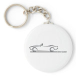 1968 Camaro Convertible BLK Keychains
