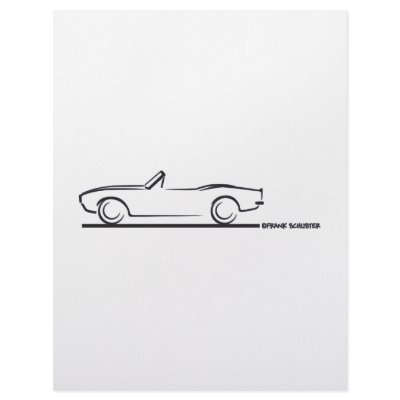 1968 Camaro Convertible BLK Letterhead Design by frengi
