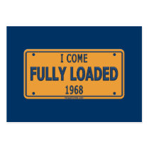 1968 Car Fully Loaded Business Card Template