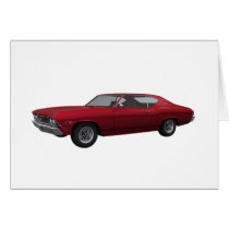 1968 Chevelle SS: Candy Apple Finish Card