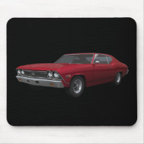 1968 Chevelle SS: Candy Apple Finish: Mousepad