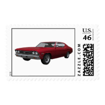 1968 Chevelle SS: Candy Apple Finish: Postage