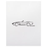 1968 Corvette Convertible BLK Letterhead Design