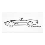 1968 Corvette Convertible BLK photo cards