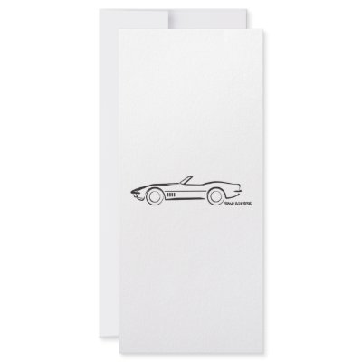 1968 Corvette Convertible BLK Rack Card Template by frengi