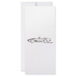 1968 Corvette Convertible BLK Rack Card Template