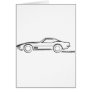 1968 Corvette Hardtop BLK Greeting Cards
