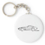 1968 Corvette Hardtop BLK Key Chain