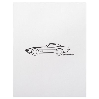1968 Corvette Hardtop BLK Letterhead by frengi
