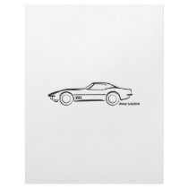 1968 Corvette Hardtop BLK Letterhead