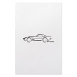 1968 Corvette Hardtop BLK Custom Stationery