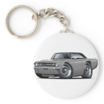 1968 Dart Grey-Black Top Car Key Chains