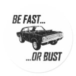 1968 Dodge Hurst Hemi Dart Round Sticker