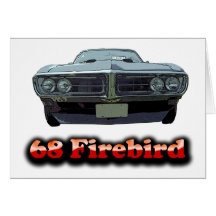 1968 Firebird Greeting Card