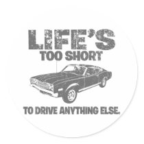 1968 Ford Mercury Cyclone 428 Cobra Jet Sticker