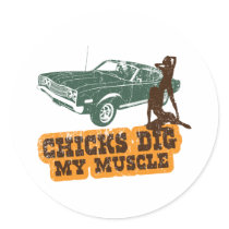 1968 Ford Mercury Cyclone 428 Cobra Jet Sticker