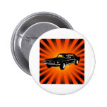 1968 Ford Mustang Coupe Pinback Buttons
