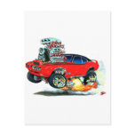 1968 GTO Red Car Post Card