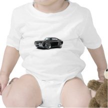 1968 Olds 442  Black Car Bodysuits