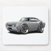 1968 Olds 442 Grey Car Mousepads