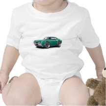 1968 Olds 442 Teal Car Bodysuit