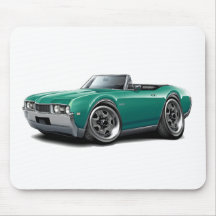 1968 Olds 442 Teal Convertible Mousepad